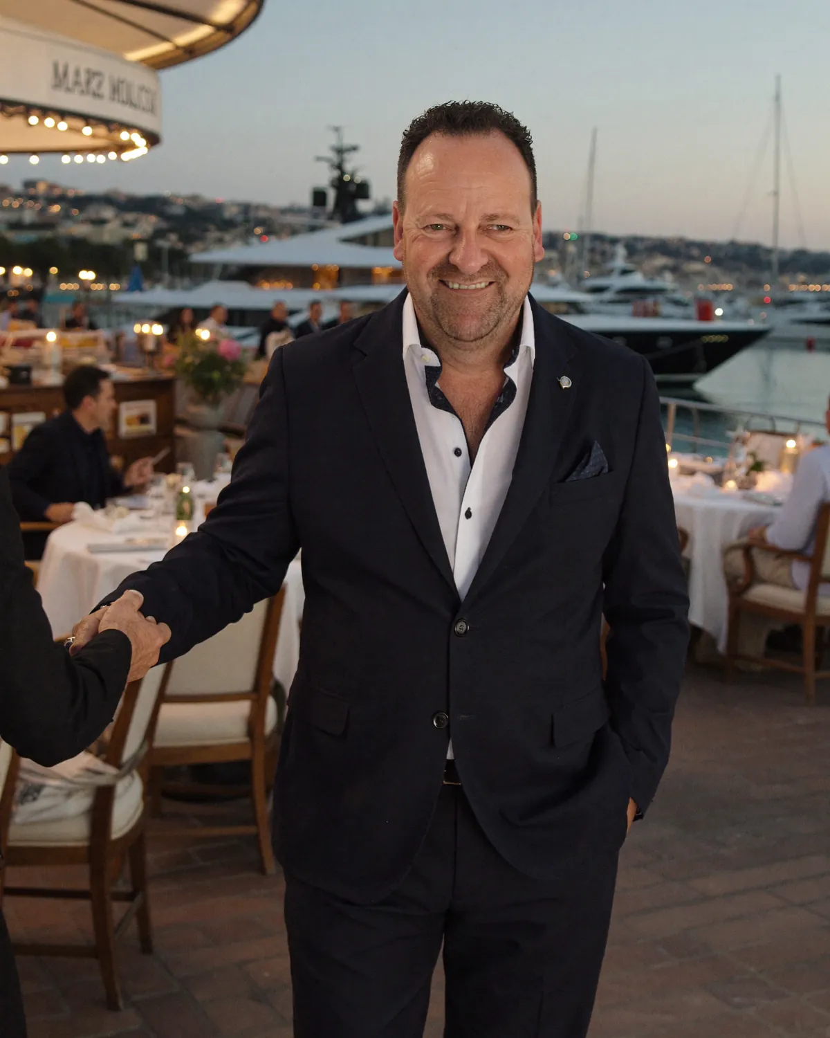 Michael Wennesheimer im Hafen